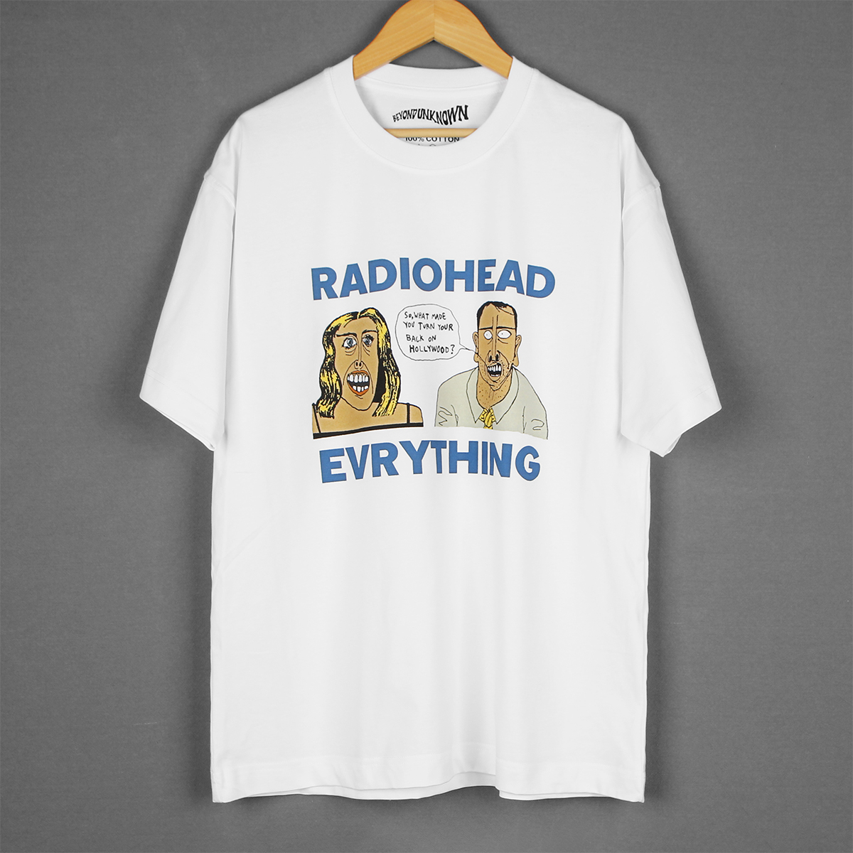 Men'S Fashion From The 80S - Radiohead Everything Alternative Rock Band T
