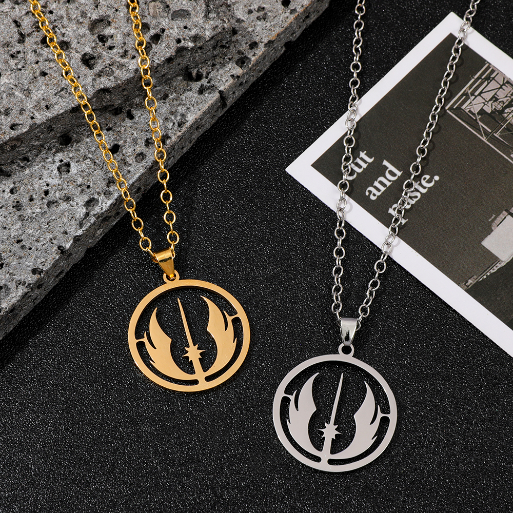 Mens Fashion Show - Jedi Order Logo Necklace Fashion Stainless