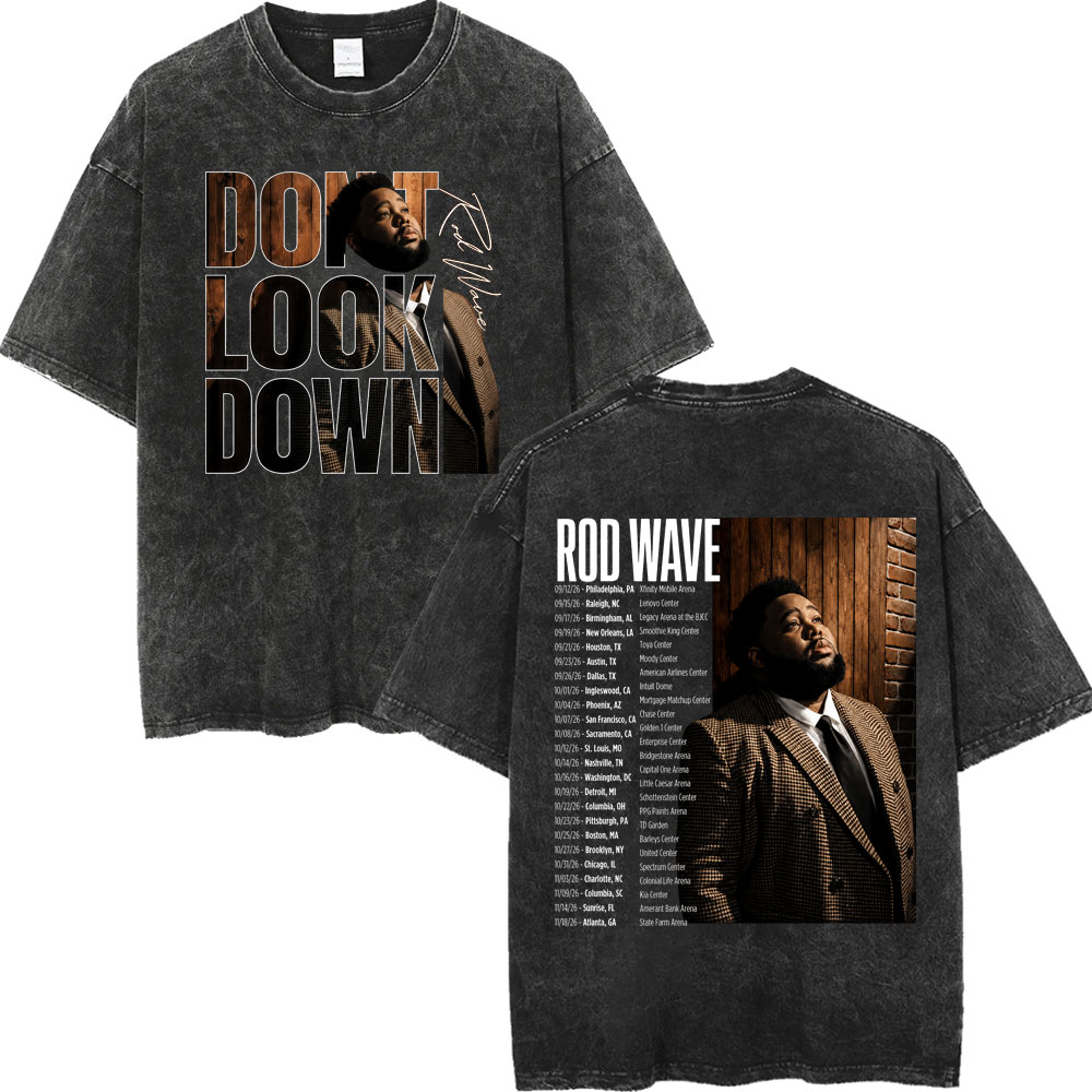 Men'S Fashion Looks 2026 - Vintage Washed Rapper Rod Wave Don't