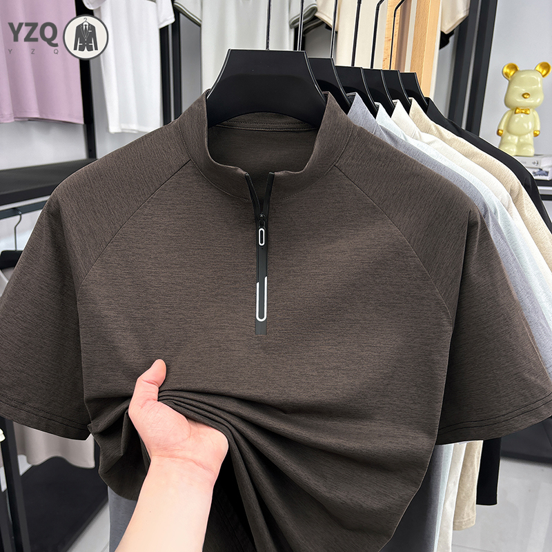 Mens Fashion Quarter Zip - 2026 Fashion Men's Quarter Zip Tee