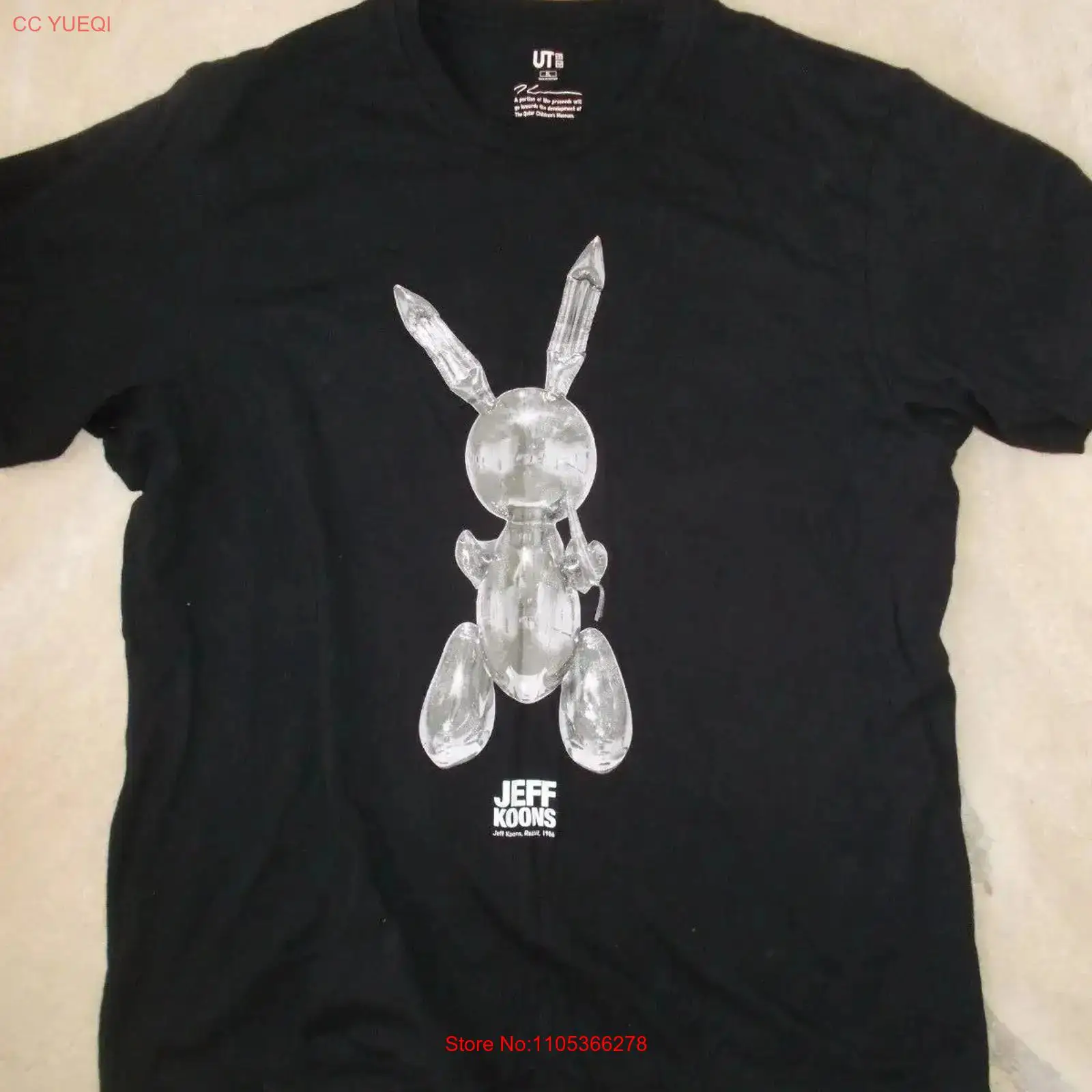 Men'S Fashion Qatar - JEFF KOONS RABBIT 1986 T SHIRT