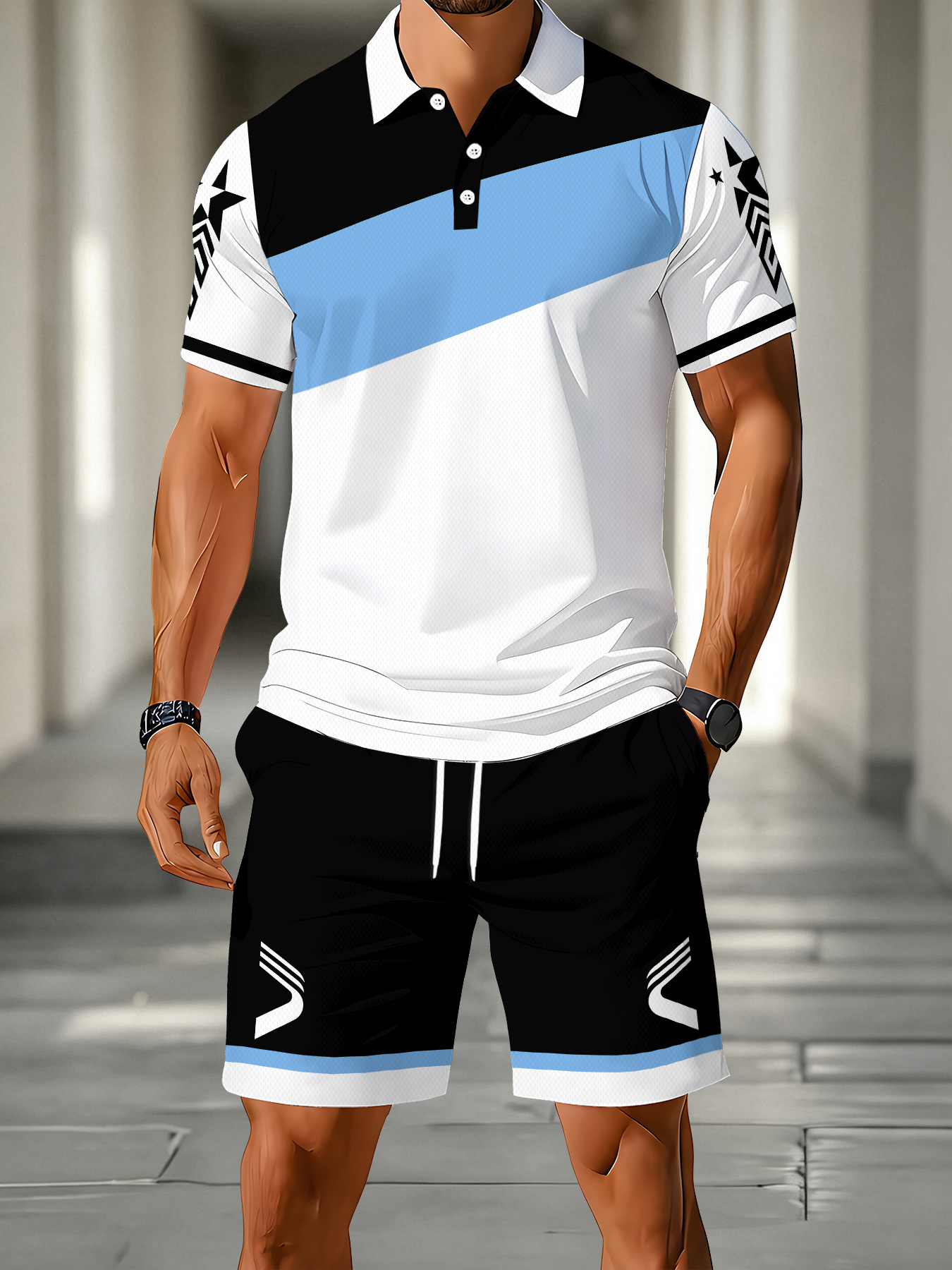 Men'S Fashion Polo - 2026 Summer Men's Polo Set -