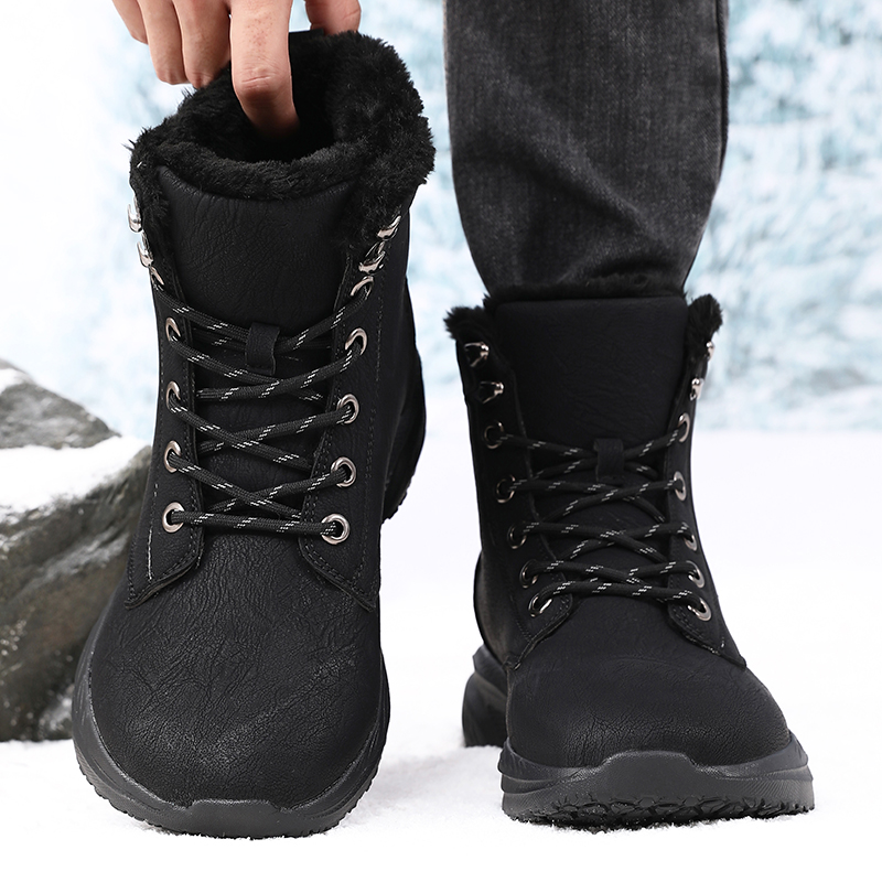 Men Winter Snow Boots for Wate - Mens Fashion Show avaliação e preço
