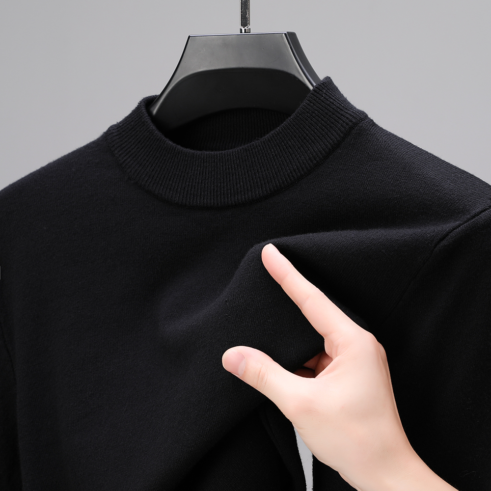 Half Turtleneck Knitwear Sweat - Turtleneck Sweater Men avaliação e preço