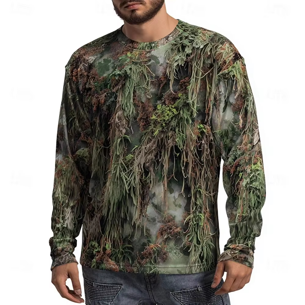 Men's Camo Animal Print Long S - Mens Fashion Summer avaliação e preço