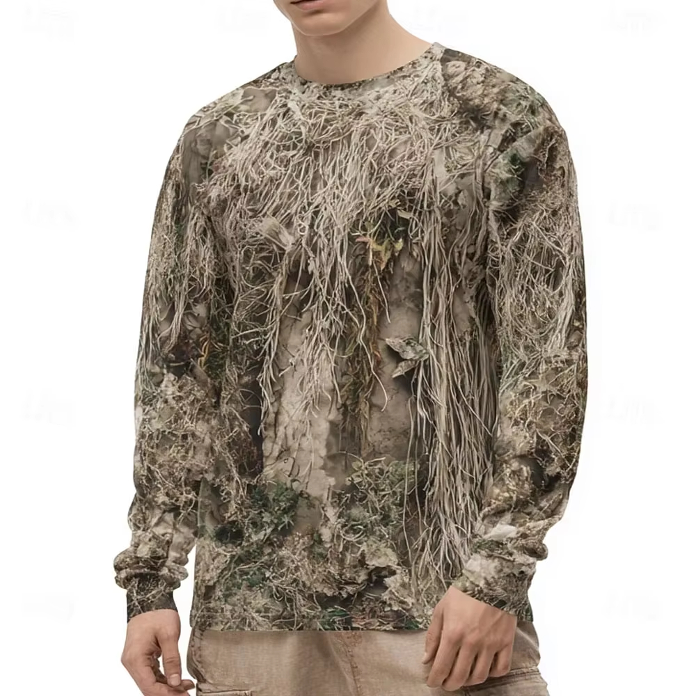 Men's Camo Animal Print Long S - Mens Fashion Summer avaliação e preço