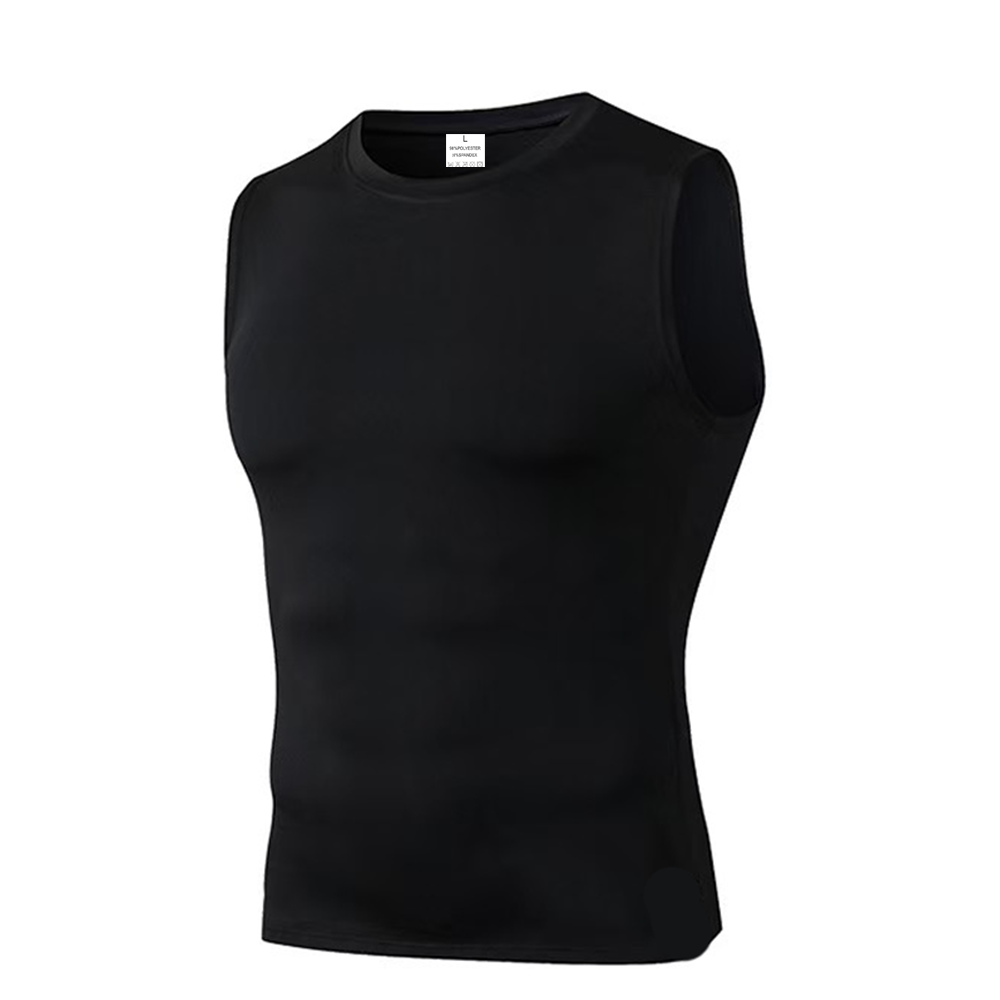Men Solid Color Quick Dry Slee - Mens Fashion Vest avaliação e preço