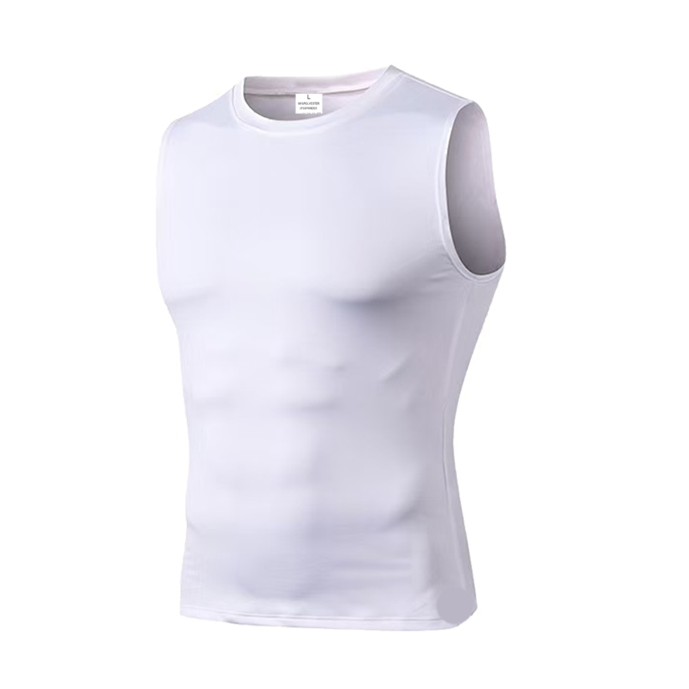 Men Solid Color Quick Dry Slee - Mens Fashion Vest avaliação e preço
