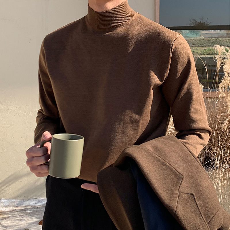 Half-turtleneck Sweater for Me - Turtleneck Sweater Men avaliação e preço