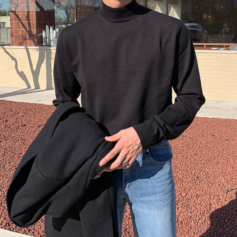 Half-turtleneck Sweater for Me - Turtleneck Sweater Men avaliação e preço