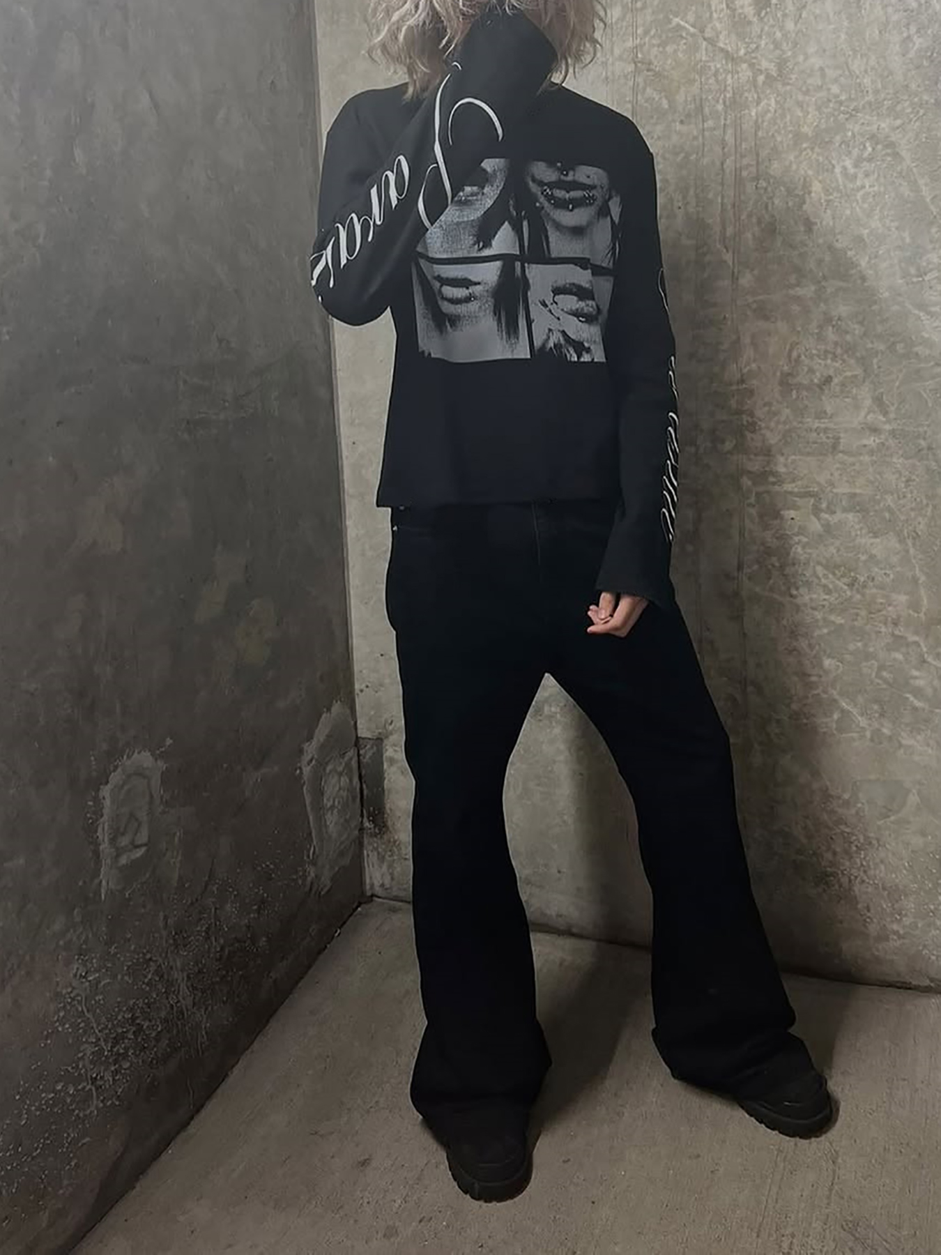 Dark Style Street Punk Unisex  - Mens Fashion Summer avaliação e preço