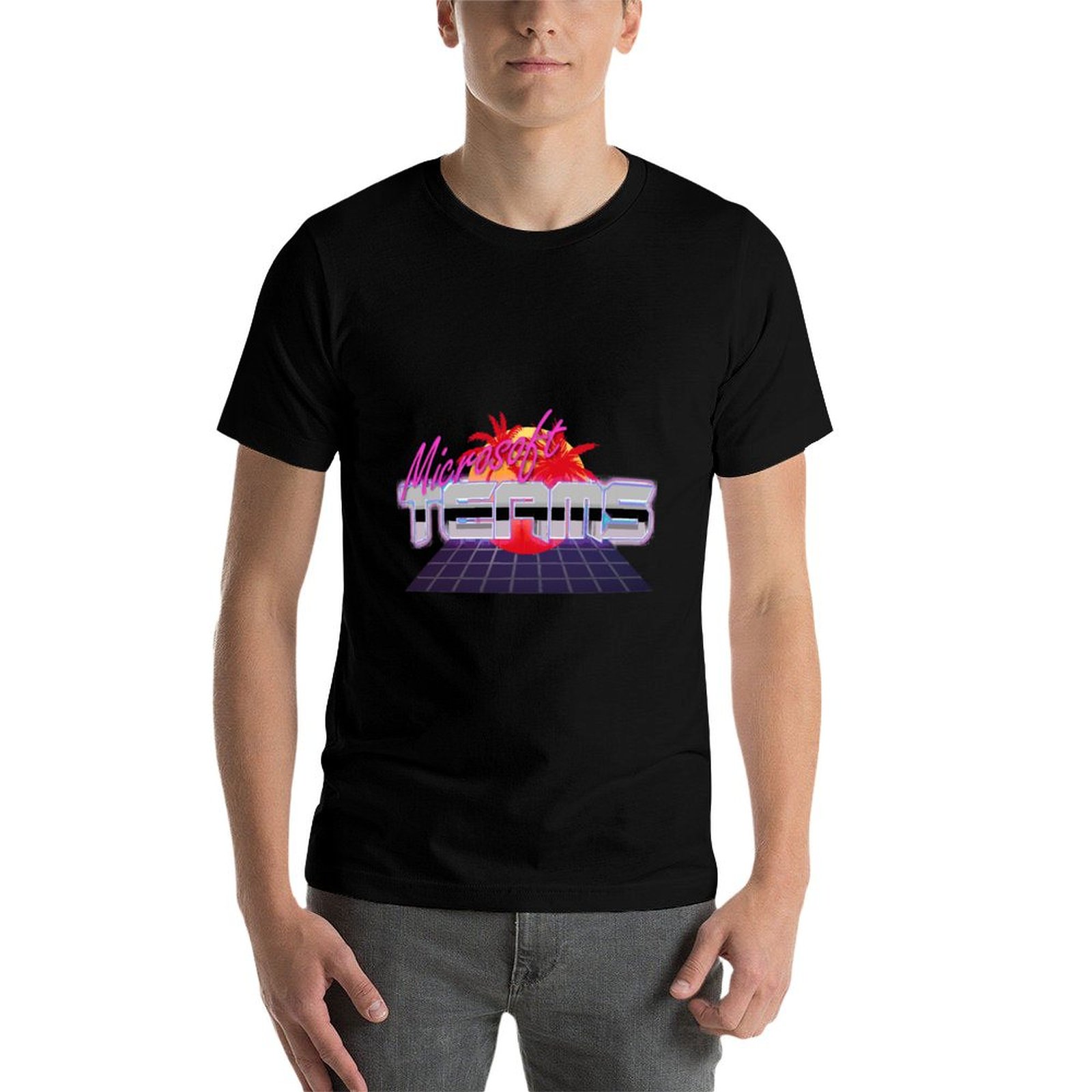Microsoft Teams 80s T-Shirt Ca - Men'S Fashion From The 80S avaliação e preço