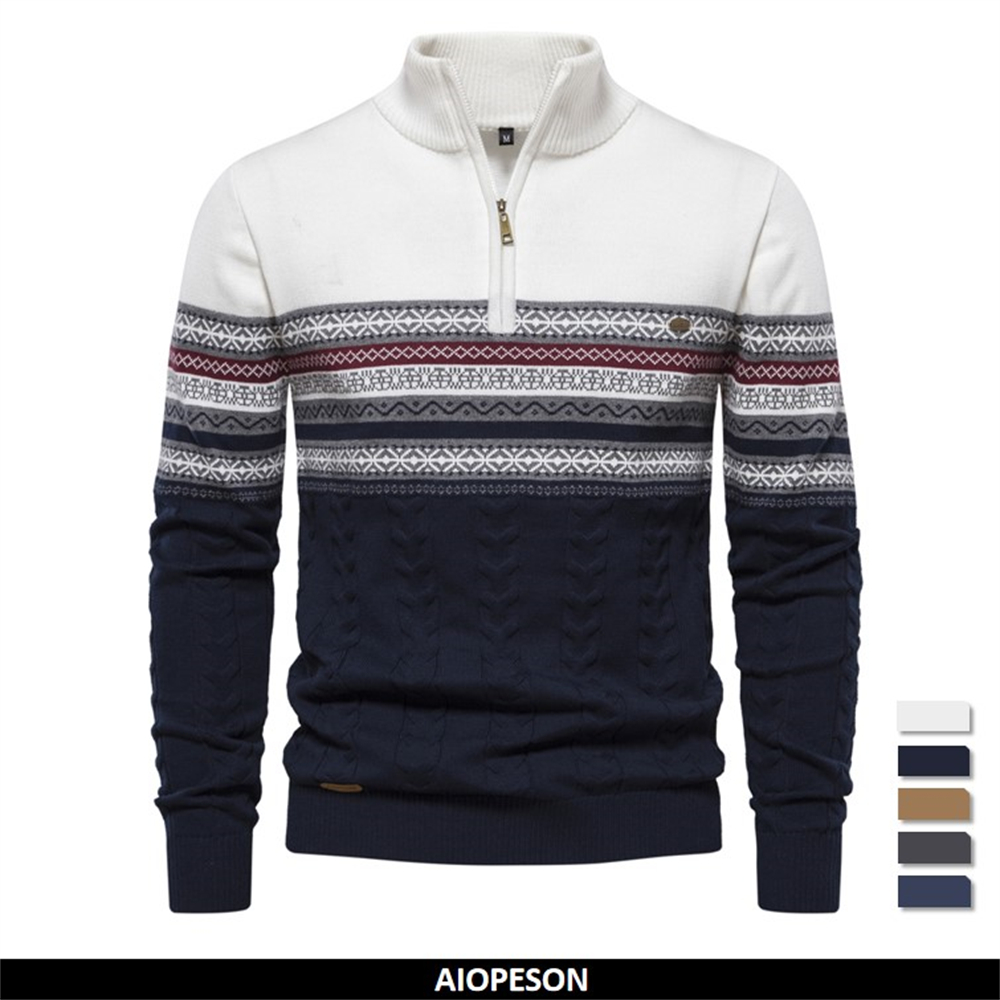 2023 New Autumn High Quality Z - Turtleneck Sweater Men avaliação e preço