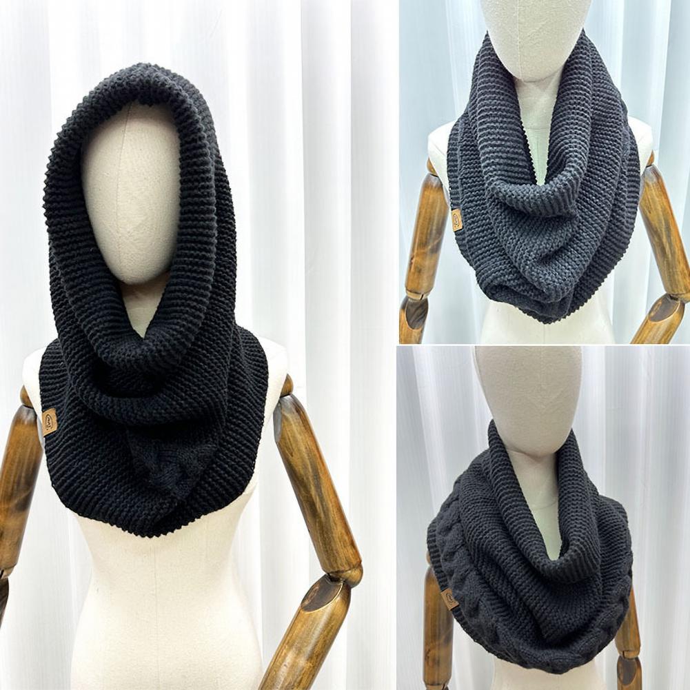 Winter Knitting Scarf Women Me - Mens Fashion Caps avaliação e preço