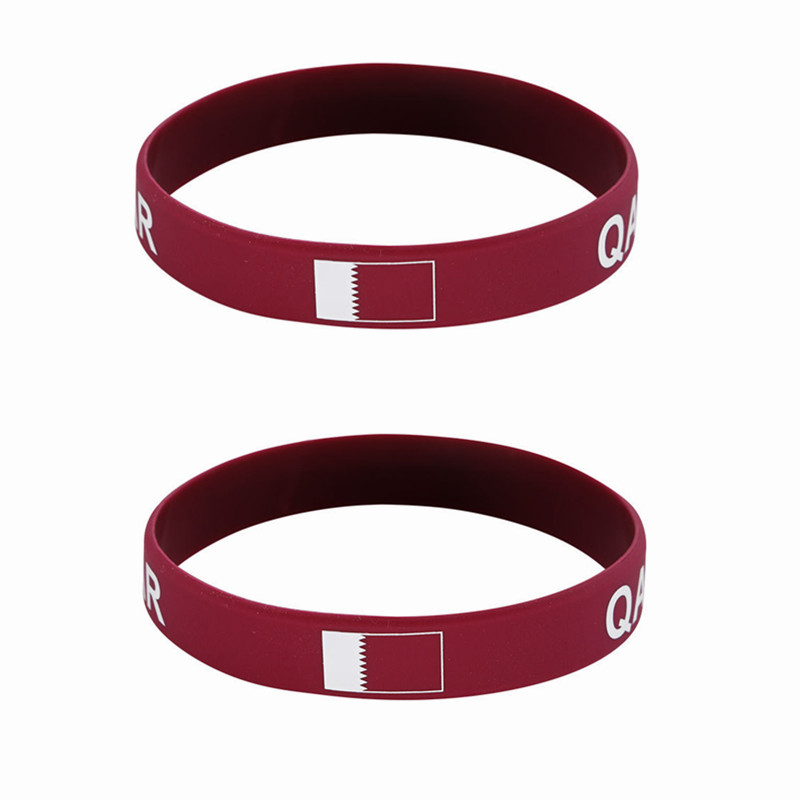 2pcs Qatar Flag Silicone Brace - Men'S Fashion Qatar avaliação e preço