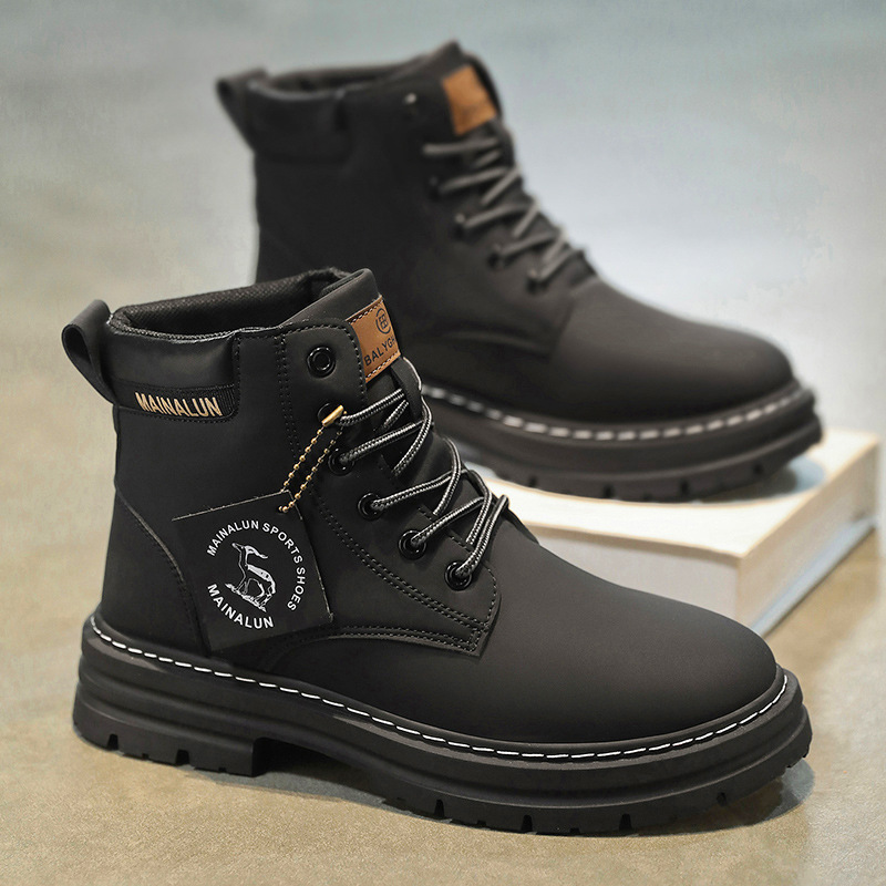 Classic Men High Top Boots Hig - Yellow Men'S Fashion avaliação e preço