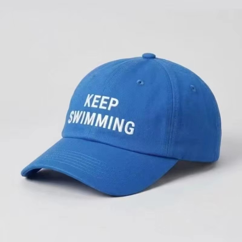 2026 Trendy keep Swimming New  - Mens Fashion Caps avaliação e preço