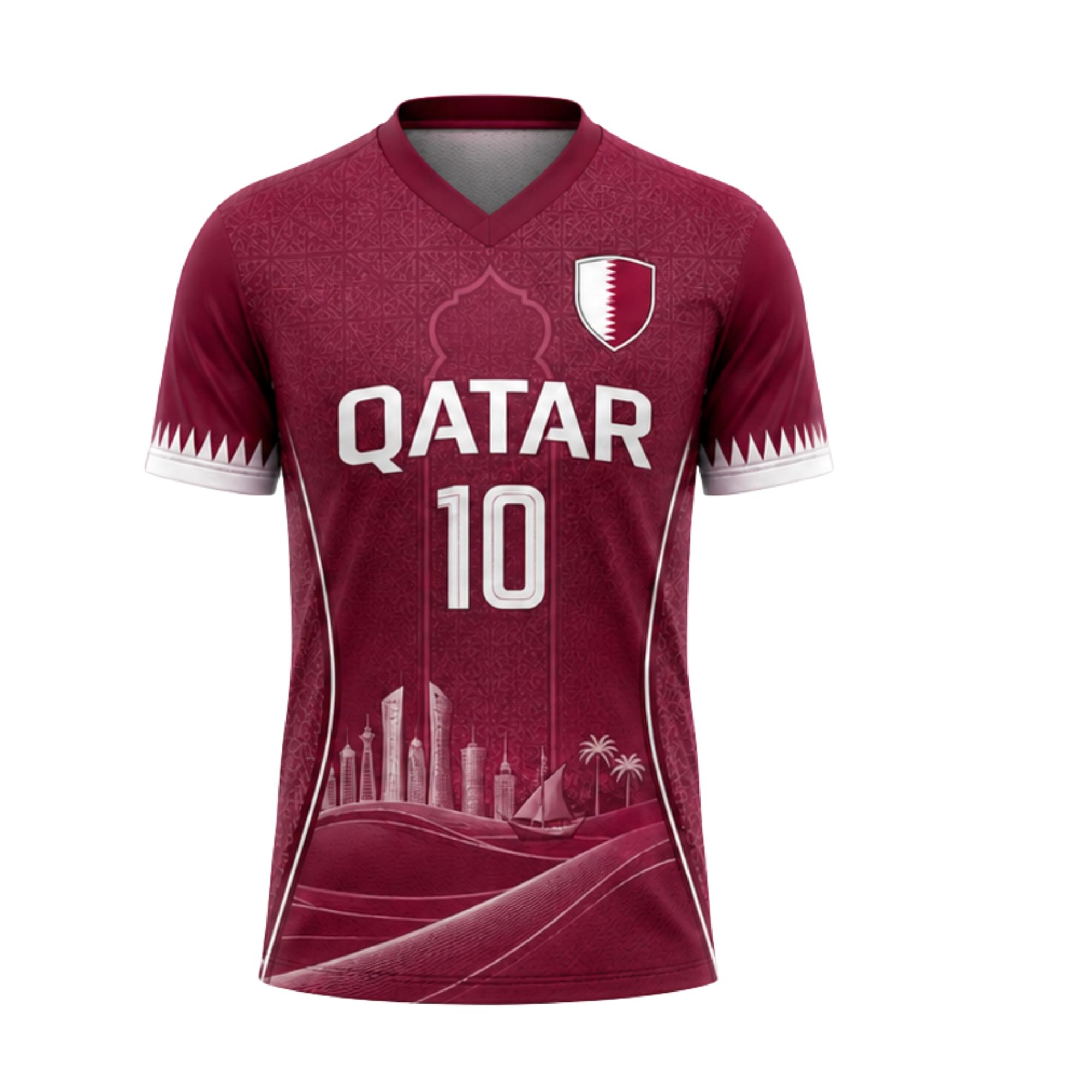 Qatar Jersey Men Women Soccer  - Men'S Fashion Qatar avaliação e preço