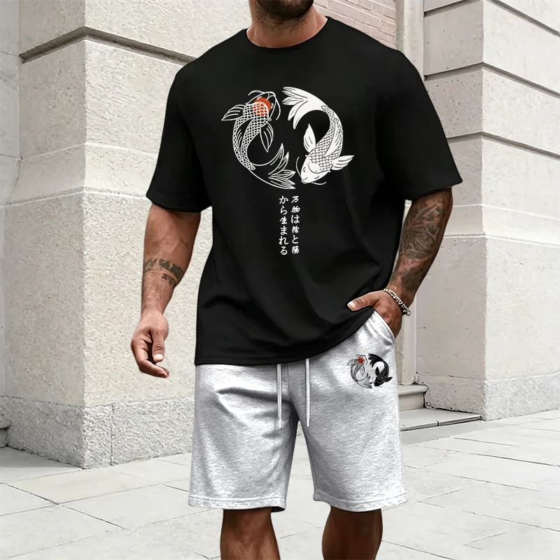 Japanese Yinyang Pattern Men's - Mens Fashion Wear avaliação e preço