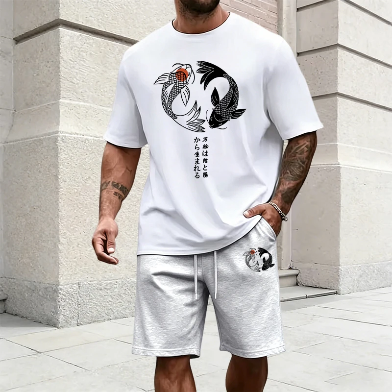 Japanese Yinyang Pattern Men's - Mens Fashion Wear avaliação e preço