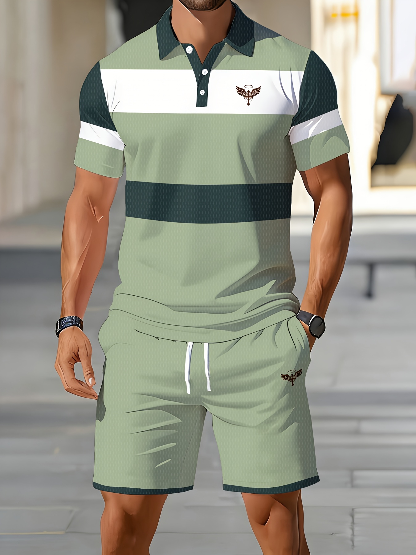 2026 Summer Men's Polo Set - 3 - Men'S Fashion Polo avaliação e preço