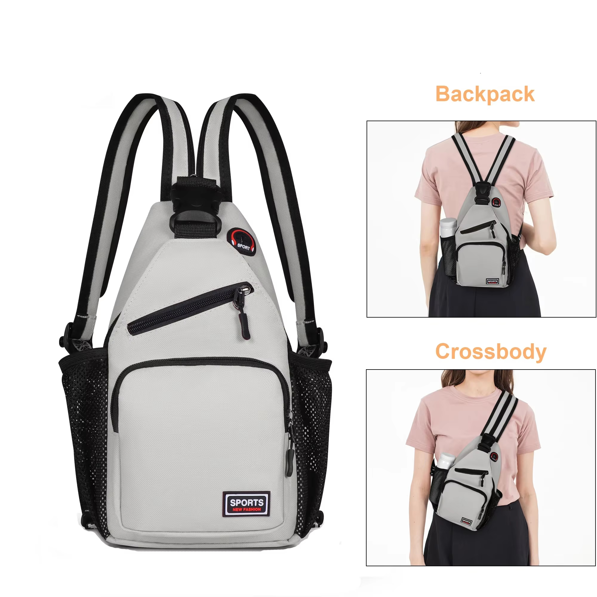 Oxford Chest Bag Men Women Cro - Crossbody Bag Men avaliação e preço