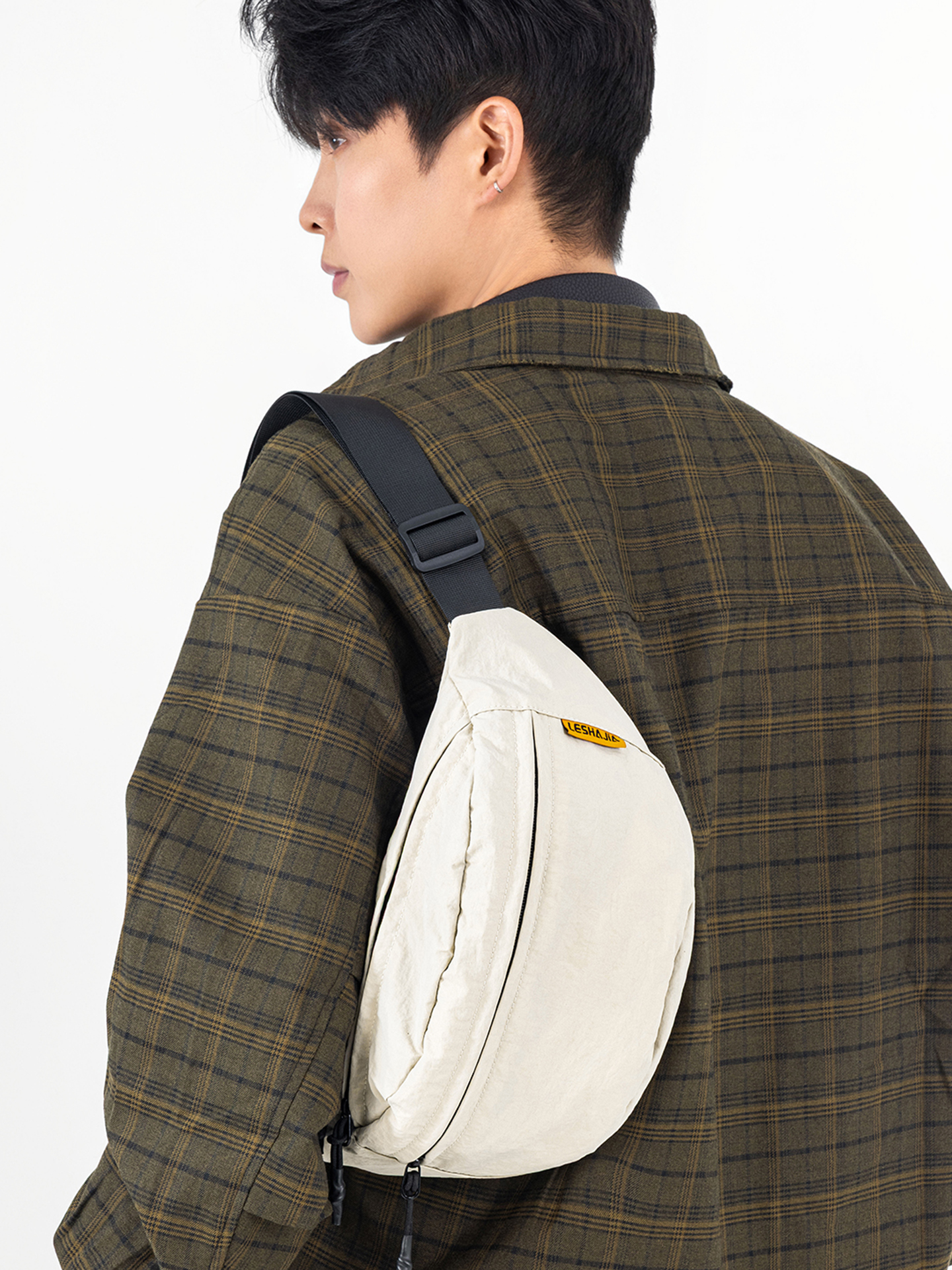 Sporty Nylon Crossbody Bag for - Crossbody Bag Men avaliação e preço