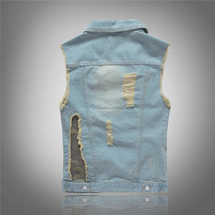 Spring Autumn New Fashion Men' - Men'S Fashion Vest With Jeans avaliação e preço