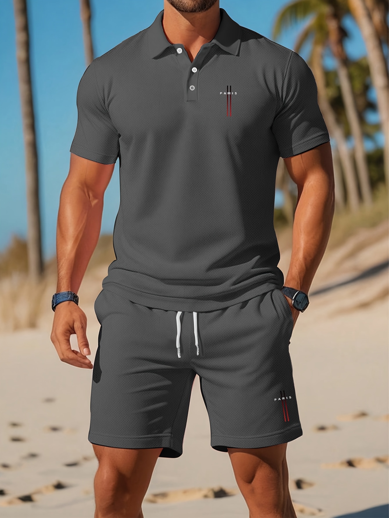 2026 Summer Men's Polo Shirt S - Men'S Fashion Polo avaliação e preço