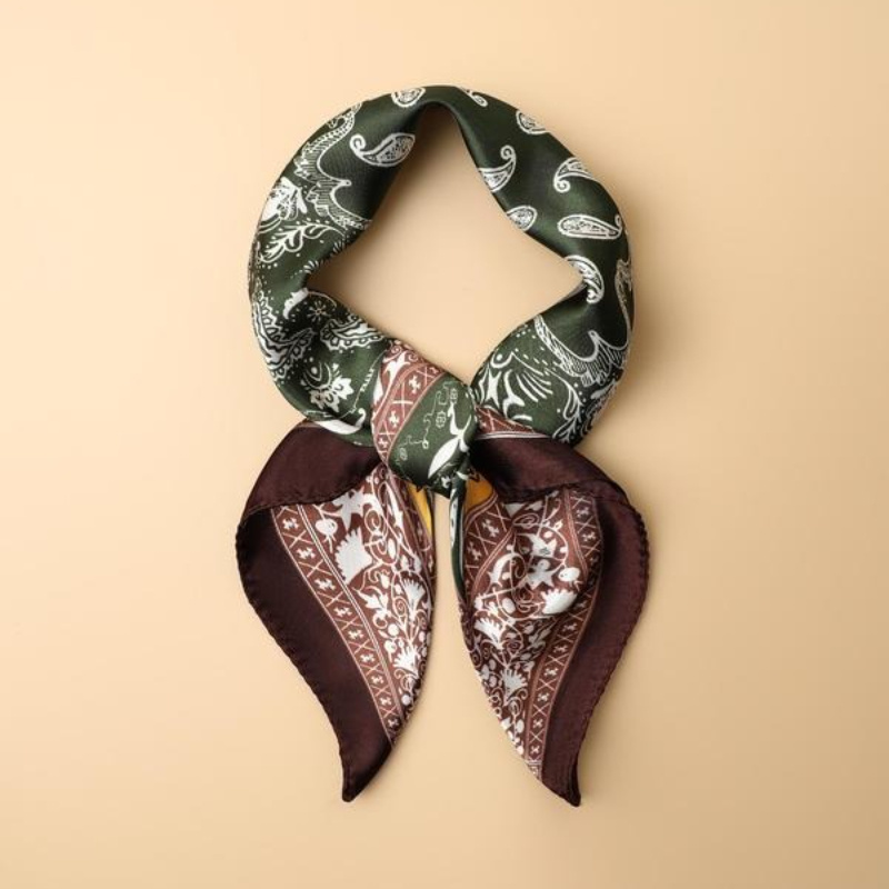 Paisley Printed Square Wrap, S - Men'S Fashion Head Scarf avaliação e preço