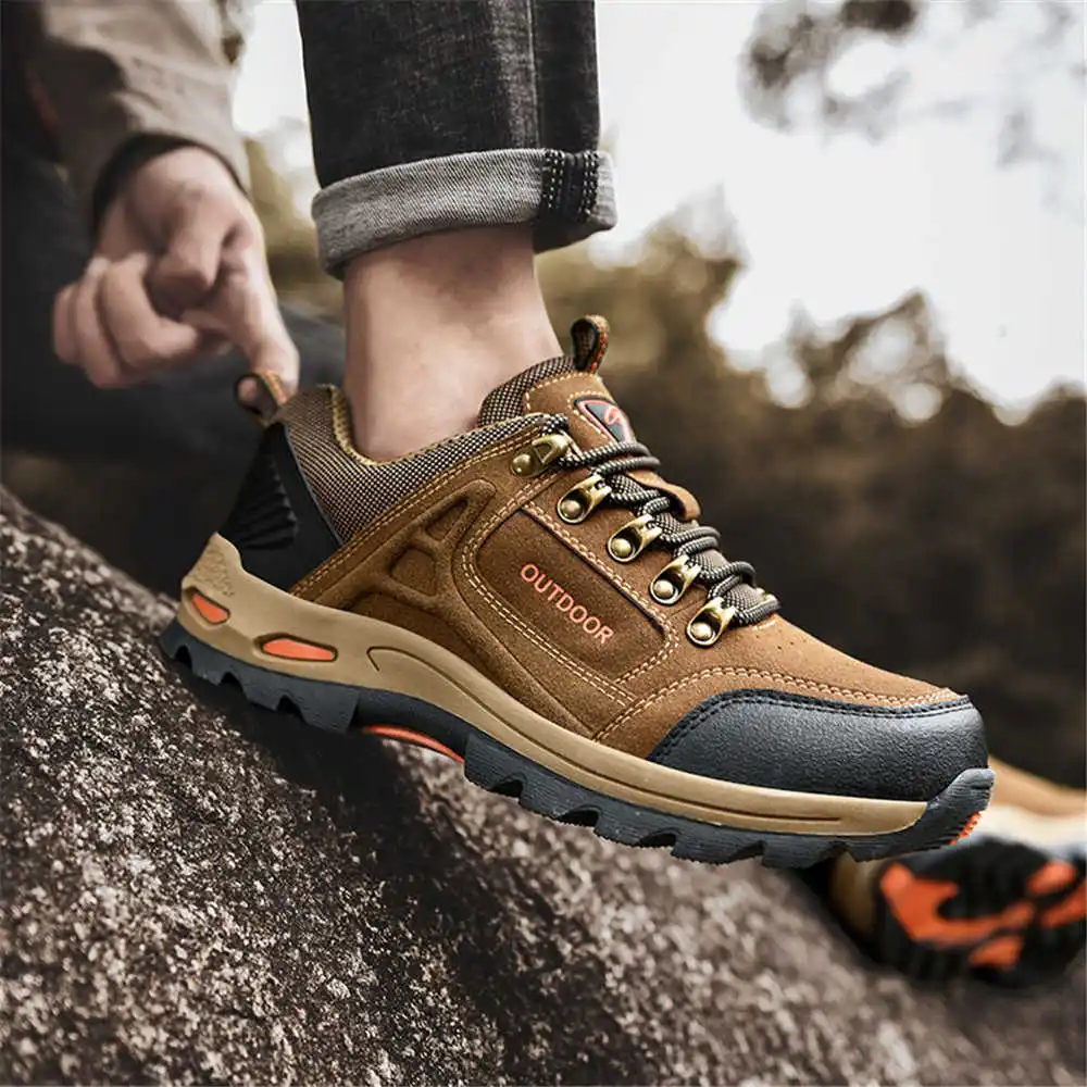 Non-slip Lace Up Hiking Tennis - Men'S Fashion For Fat Guys avaliação e preço