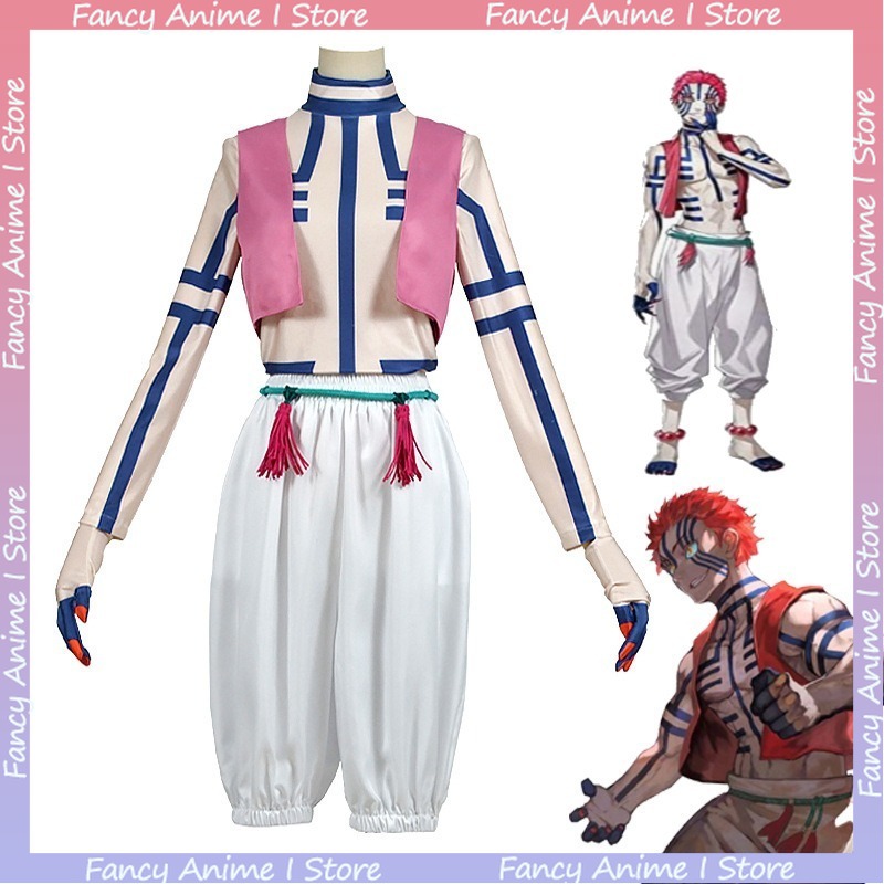 Anime Akaza Copsplay Costume H - Mens Fashion Vest avaliação e preço