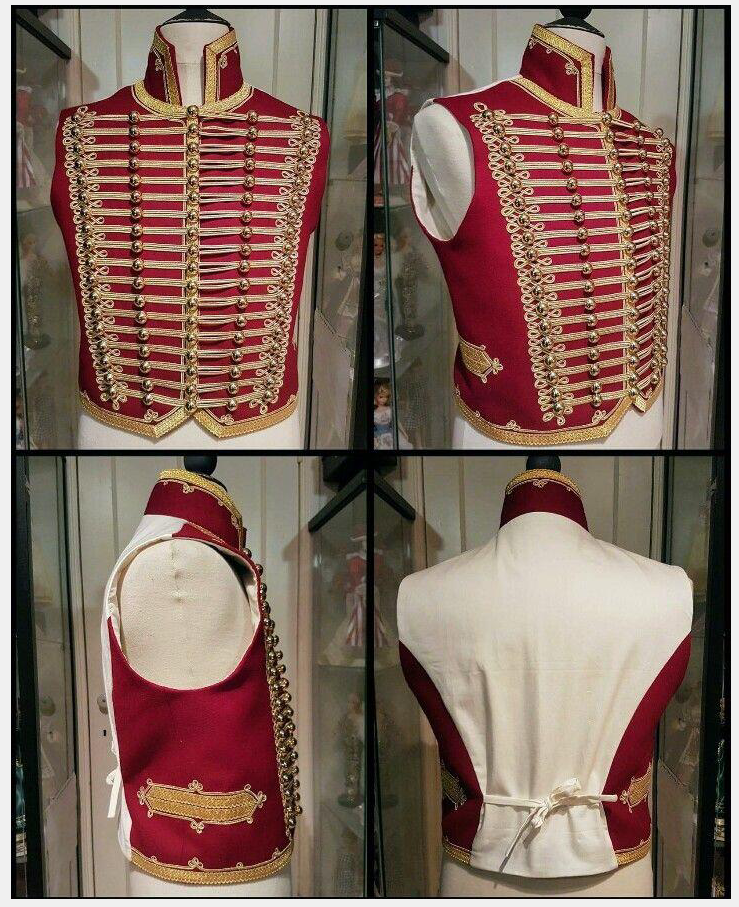 Military Napoleonic Hussars Co - Mens Fashion Vest avaliação e preço