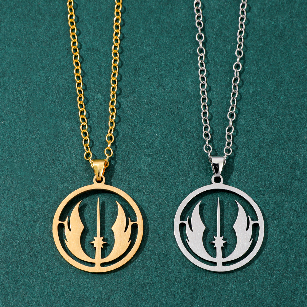 Jedi Order Logo Necklace Fashi - Mens Fashion Show avaliação e preço