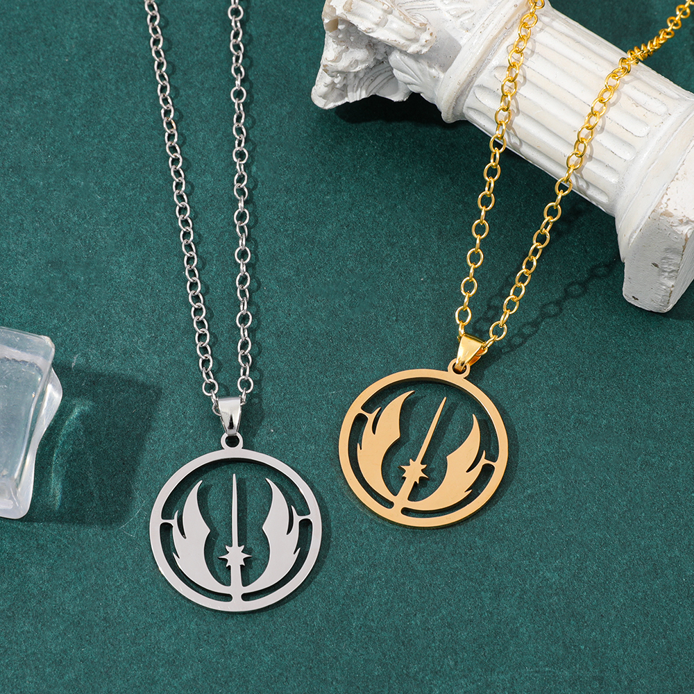 Jedi Order Logo Necklace Fashi - Mens Fashion Show avaliação e preço