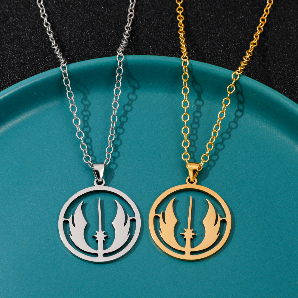 Jedi Order Logo Necklace Fashi - Mens Fashion Show avaliação e preço