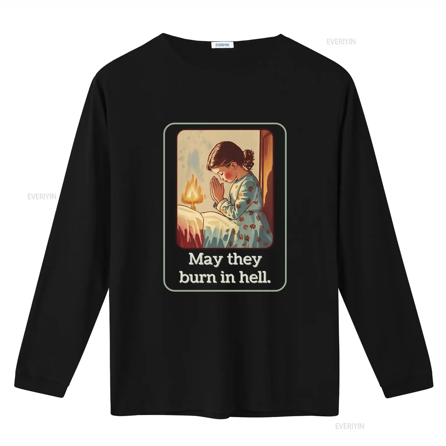 May They Burn In Hell T Shirt  - 1950S Fashion Men'S avaliação e preço