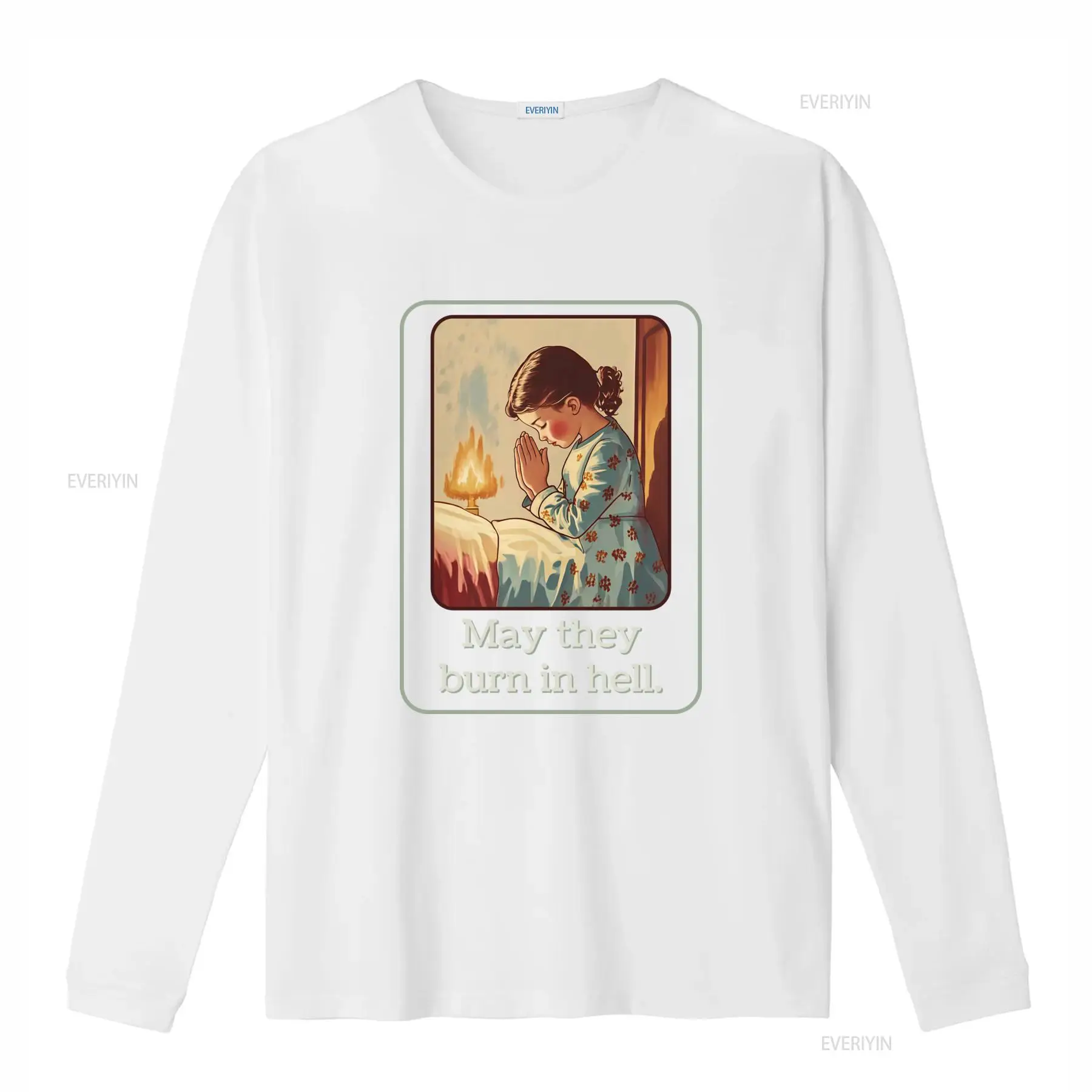 May They Burn In Hell T Shirt  - 1950S Fashion Men'S avaliação e preço