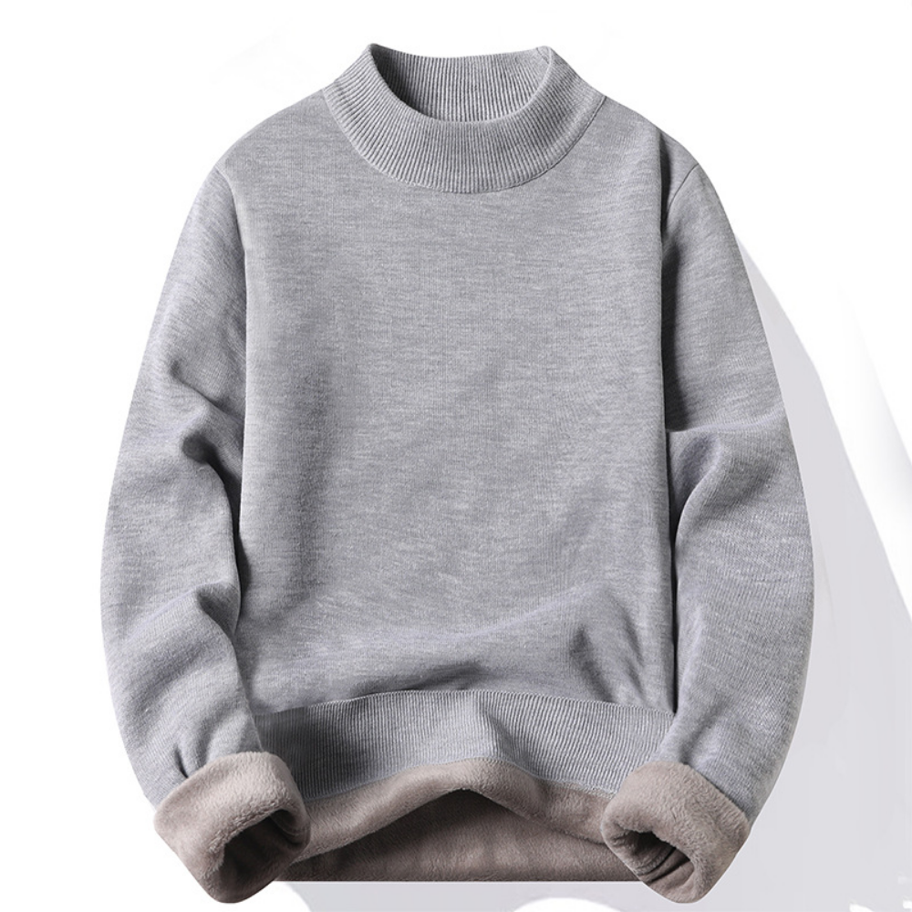 Fashion Men's Casual Slim Fit  - Turtleneck Sweater Men avaliação e preço