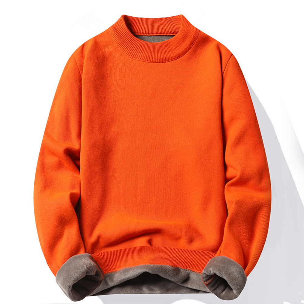 Fashion Men's Casual Slim Fit  - Turtleneck Sweater Men avaliação e preço