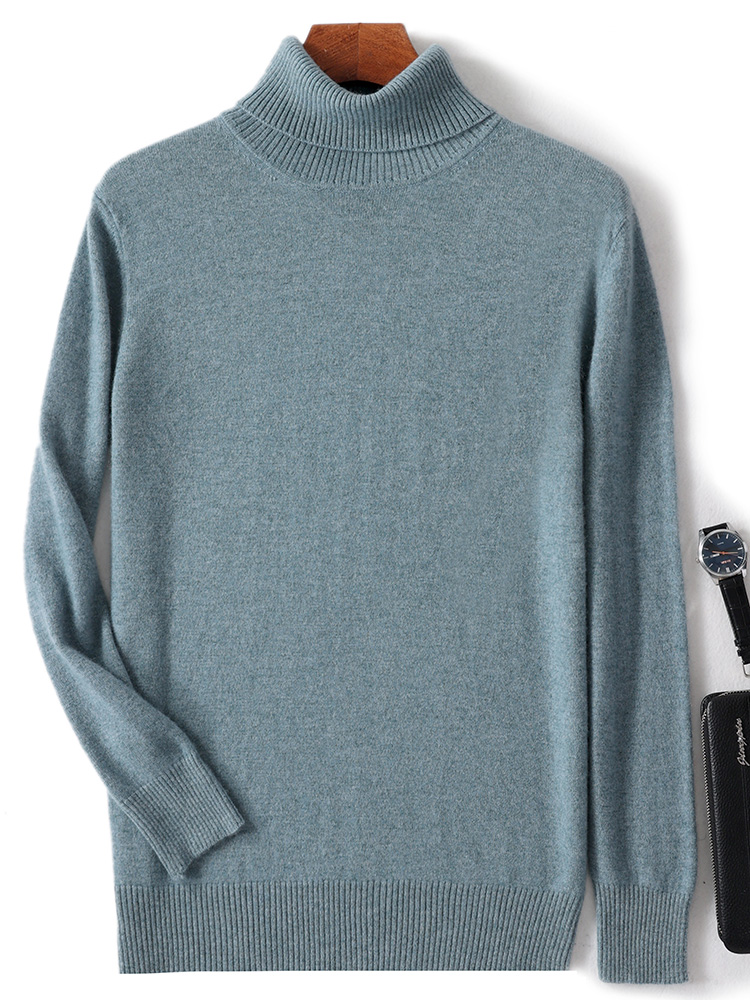 Autumn Winter Men Wool Turtlen - Turtleneck Sweater Men avaliação e preço