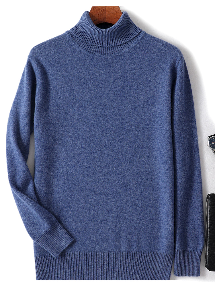 Autumn Winter Men Wool Turtlen - Turtleneck Sweater Men avaliação e preço