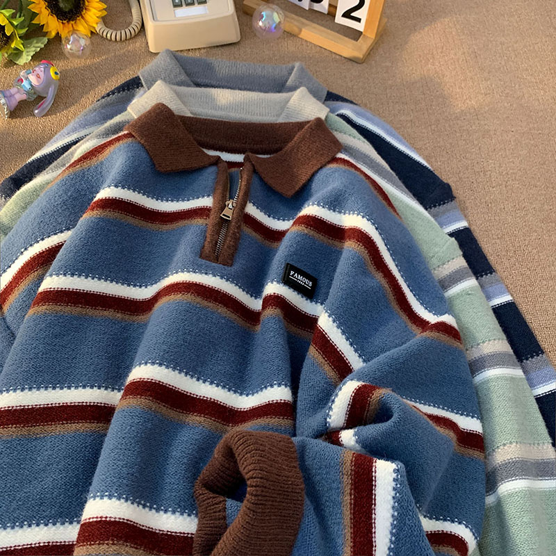 Japan Men's Y2K Knitted Warm P - Turtleneck Sweater Men avaliação e preço