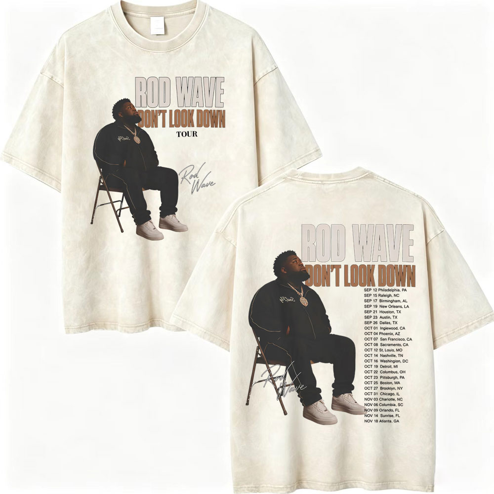 Vintage Washed Rapper Rod Wave - Men'S Fashion Looks 2026 avaliação e preço