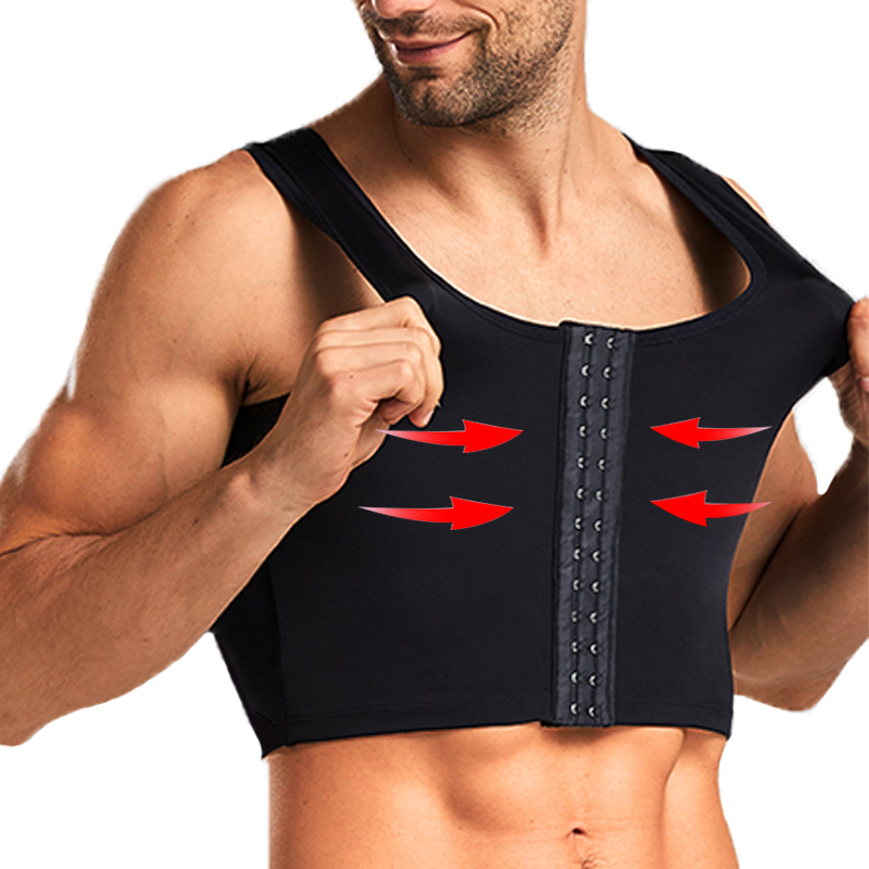 Men's Compression Corset Vest  - Mens Fashion Vest avaliação e preço
