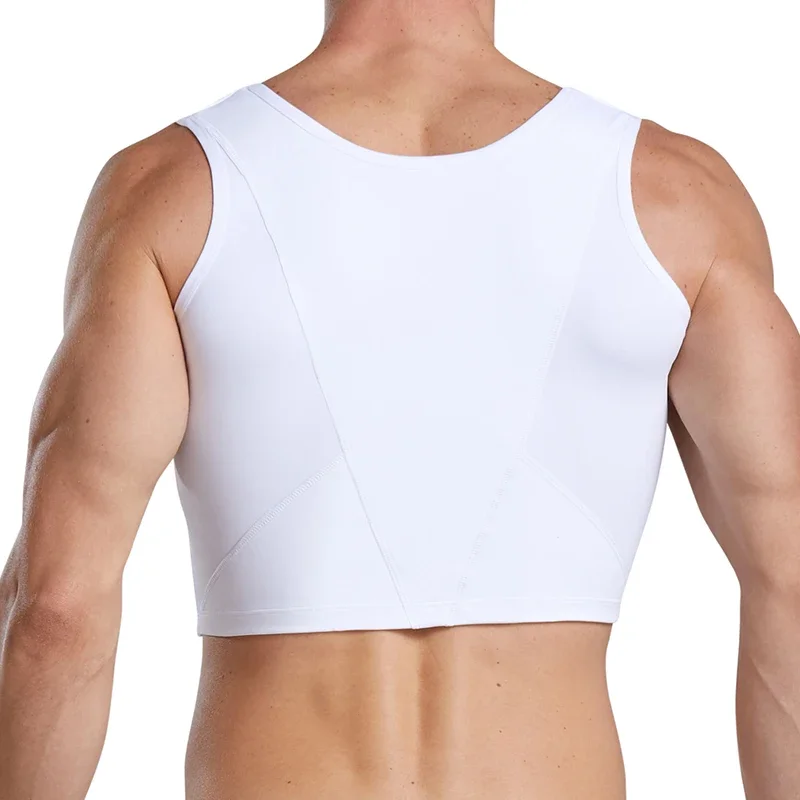 Men's Compression Corset Vest  - Mens Fashion Vest avaliação e preço