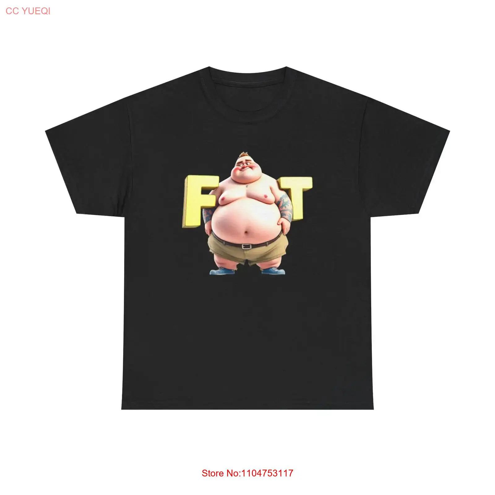 Funny Fat Man T Shirt Novelty  - Men'S Fashion For Fat Guys avaliação e preço