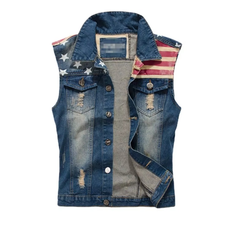 Men Slim Denim Vests Waistcoat - Men'S Fashion Vest With Jeans avaliação e preço
