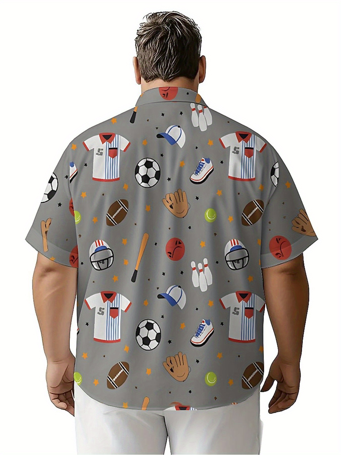Men's Plus Size Hawaiian Shirt - Mens Fashion Caps avaliação e preço