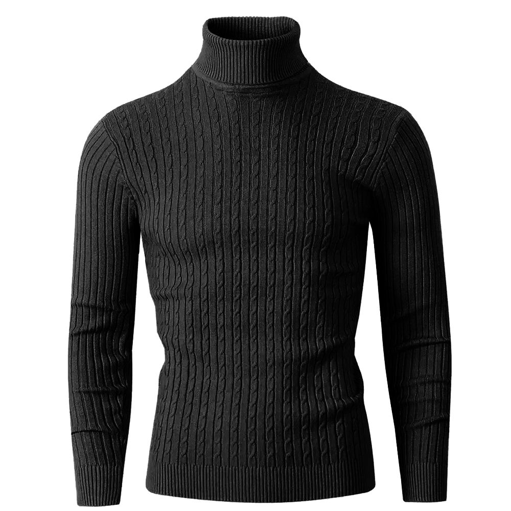 Winter Men's Turtleneck Knitte - Turtleneck Sweater Men avaliação e preço
